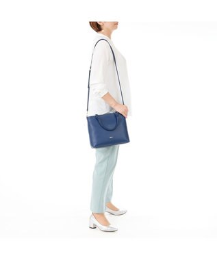 IBIZA リンピード　牛革　2WAYバッグ ライトグレー