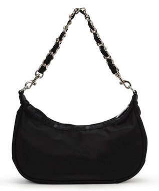 LeSportsac CHAIN SMALL CONV HOBO/ブラックサテンスナイデル ブラックサテンスナイデル