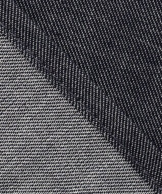 SHARE PARK MENS 【UVカット・撥水・ストレッチ】イージーデニムノーカラーシャツ ネイビー系