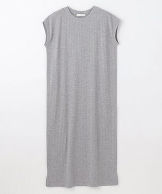 ANY 汗ジミ防止テレコワンピース トップグレー