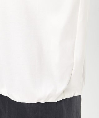 23区 S 【エステータ】ショルダータックジャージー カットソー ホワイト系