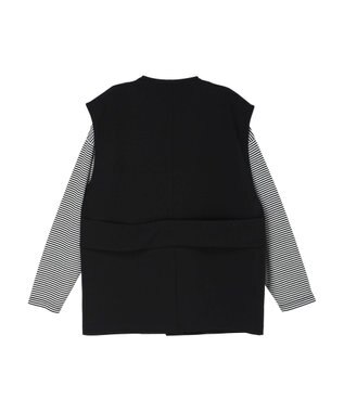 AMERICAN HOLIC ＳＥＴ　ベスト＋ロゴカットプルオーバー Border