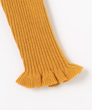 組曲 KIDS 【90-100㎝】リブニット マリーゴールド系