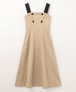 GRACE CONTINENTAL トレンチジャンパースカート ベージュ