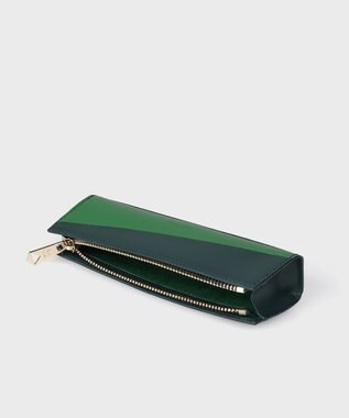 Paul Smith コンビネーション ペンケース ダークグリーン