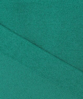 ANY 【洗濯機可】パフスリーブニットプルオーバー エメラルド