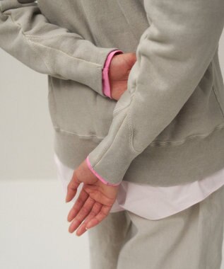 ATON NATURAL DYED URAKE | フーディー - UNISEX GRAY