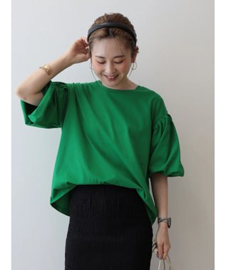AMERICAN HOLIC ボリュームスリーブカットプルオーバー Green