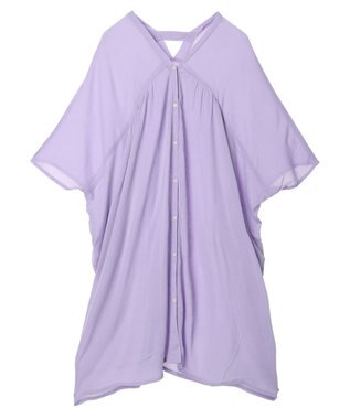 Green Parks Ｉ　レーヨンクレープチュニック Purple