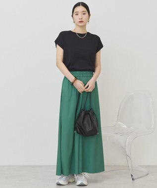 AMERICAN HOLIC フレンチスリーブニットプルオーバー Black