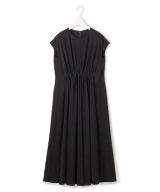 ICB 【ASUMI・MANAMIコラボ 丈が選べる】タックデザインワンピース ブラック系