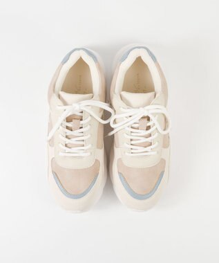 BONTRE 【pied du lapan/ピエドラパン】すっきりパターン軽量スニーカー/50749ZI アイボリー