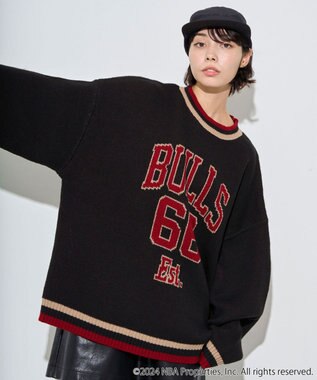 WEGO 【ユニセックス着用ITEM】別注NBAジャガードプルオーバー ブラック