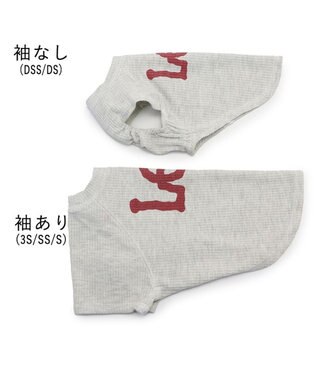 PET PARADISE Lee ワッフル Tシャツ 小型犬 グレー