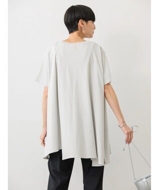 AMERICAN HOLIC キレイｃｏｔｔｏｎ切替ヘムカットチュニック Light Gray