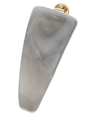 AMERICAN HOLIC スパイラル樹脂イヤリング Ivory