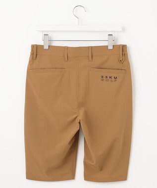 23区GOLF 【MEN】【ストレッチ】ストレッチメッシュ ショートパンツ ベージュ系