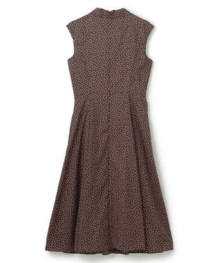TOCCA 【洗える】RAINY SEASON ドレス ブラウン×ドット系