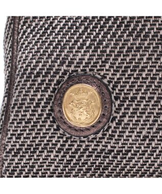 A.D.M.J. 【ファブリック】リネンラメクロス/前金具付トート32cm(Dカン＋)リネンラメクロス/前金具付トート40cm(Dカン＋) BLACK