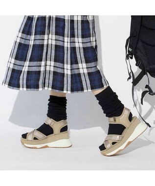 ing <ing>厚底スポーツサンダル ベージュ