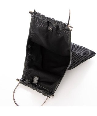 UNBILLION カシュカシュ cachecache / メッシュ金手トート ブラック