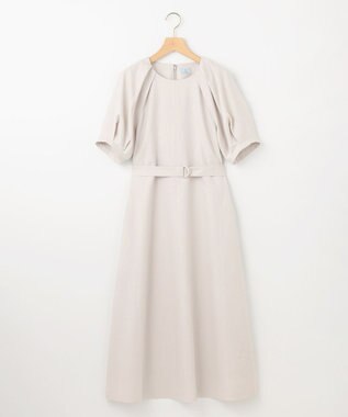 組曲 L リネンレーヨン ワンピース グレージュ系