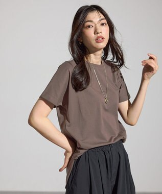 ANY エニィファンクションドルマンスリーブＴシャツ ブラウン