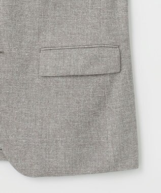 JOSEPH ABBOUD 【キングサイズ・ストレッチ/伸縮回復性】フランネルジャージージャケット ライトグレー系