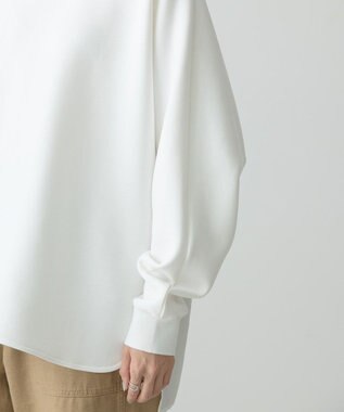 AMERICAN HOLIC ドルマン異素材ポンチプルオーバー Off White