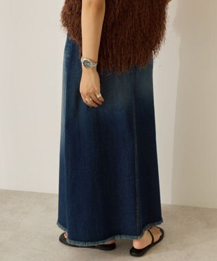 AMERICAN HOLIC デニムＡラインスカート Indigo