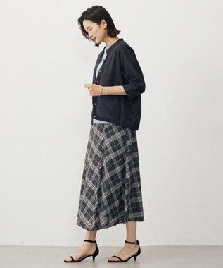 J.PRESS LADIES 【洗える・接触冷感】ジャージー ブルゾン スレート系