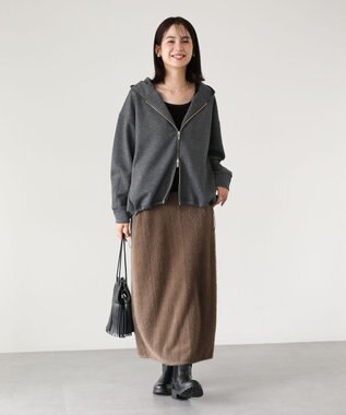 Green Parks ダンボールＺＩＰパーカー Dark Gray