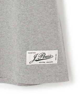 J.PRESS MEN 【NYUZELESS】JP グラフィック Tシャツ ライトグレー系