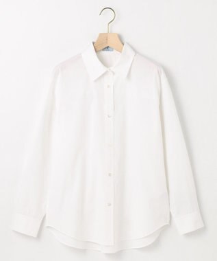 組曲 コットンシャーティング ベーシックシャツ アイボリー系