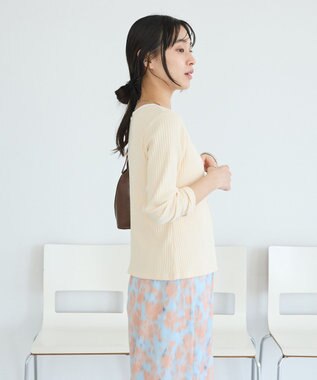 CRAFT STANDARD BOUTIQUE 2点セット / スクープネックカーディガン+タンクトップ Ivory
