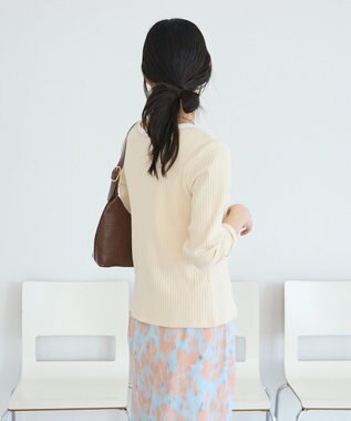 CRAFT STANDARD BOUTIQUE 2点セット / スクープネックカーディガン+タンクトップ Ivory