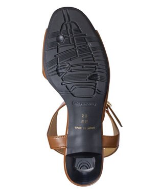 ASICS WALKING ペダラ ヒールサンダル 2E 5.0cmヒール ブラウン系