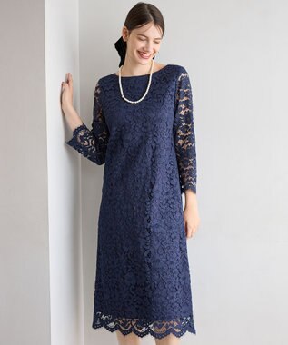 23区 L 【APPLAUDIR】シャイニーフラワーレース ドレス