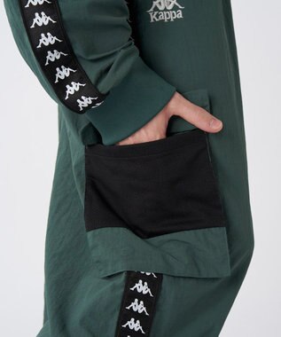 OP／FILA 【Kappa】バンダ ナイロントラックパンツ グリーン