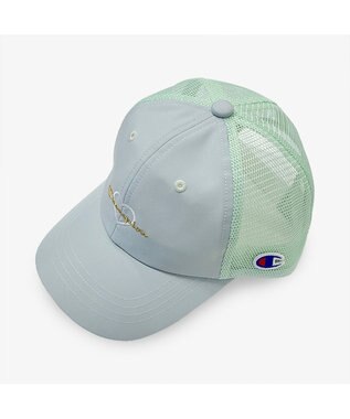 林八百吉商店 Champion　キッズ　ハートワッペンメッシュキャップ ミント