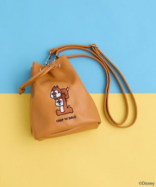 earth music&ecology Ｄｉｓｎｅｙ×Ｓｅｉｊｉ　Ｍａｔｓｕｍｏｔｏミニバッグ Camel
