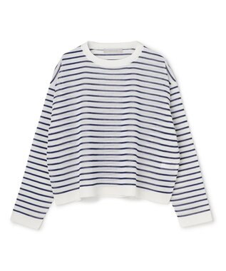 UNFILO シアーフォルムニット ボーダー