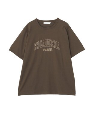 AMERICAN HOLIC 【マルチ機能】カレッジロゴＴシャツ Brown
