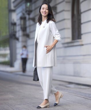 J.PRESS LADIES 【WEB限定カラーあり・撥水加工】キャップ パンプス ベージュ系1