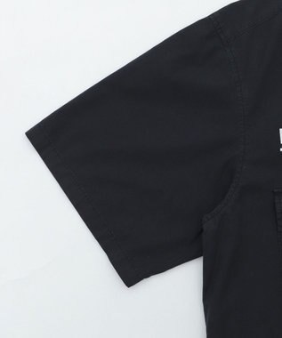 WEGO 【ユニセックス着用ITEM】ミリタリーハーフスリーブシャツ ブラック