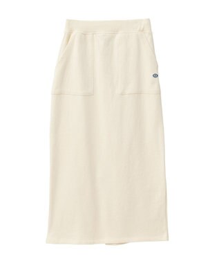 AMERICAN HOLIC DISCUS 加工裏毛ナロースカート Ivory