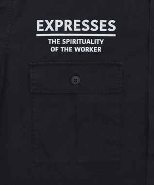 WEGO 【ユニセックス着用ITEM】ミリタリーハーフスリーブシャツ ブラック