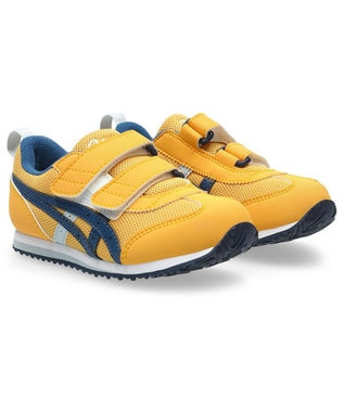 ASICS WALKING アイダホ MINI 5 イエロー×グレーブルー