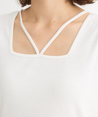 Green Parks マルチストラップテレコタンク Off White