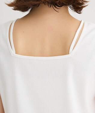 Green Parks マルチストラップテレコタンク Off White